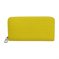 黃色 牛皮 Anagram Repeat 拉鍊長夾【LOEWE 羅威】