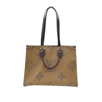 深淺棕色 原花帆布 OnTheGo MM 兩用包【LOUIS VUITTON LV 路易威登】 M45321