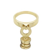 18K黃金 鑽石 B.zero1 Dangling Barrel 戒指【BVLGARI 寶格麗】 AN853901