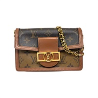 棕色 原花帆布 Dauphine 肩背包 M68746【LOUIS VUITTON LV 路易威登】 M68746