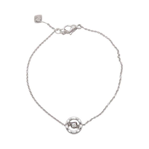 18K白金 COCO Crush Bracelet 1PD 水鑽 手鍊【CHANEL 香奈兒】 J12304