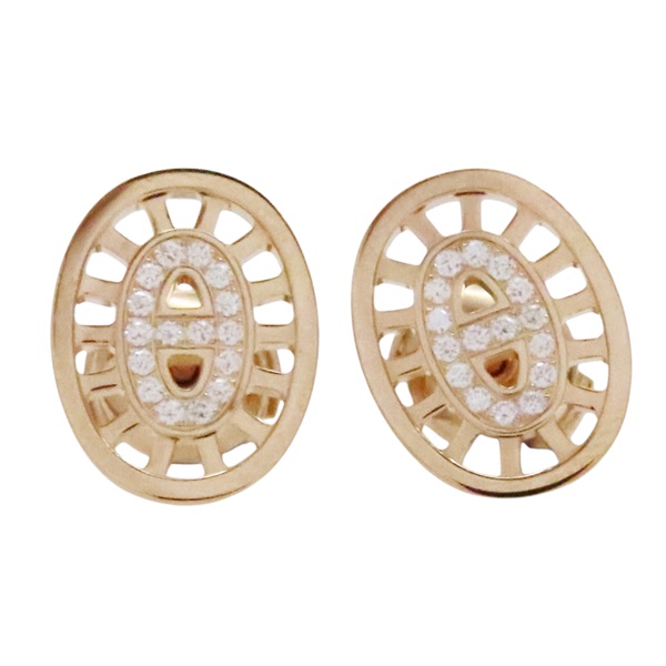 18K玫瑰金 Chaine d'ancre Divine 耳環【HERMES 愛馬仕】 H222521B 00