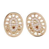 18K玫瑰金 Chaine d'ancre Divine 耳環【HERMES 愛馬仕】 H222521B 00