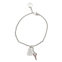 18K白金 Eva Chaine d'ancre 手鍊【HERMES 愛馬仕】
