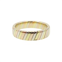 18K 三色三金 Tubogas 戒指【BVLGARI 寶格麗】