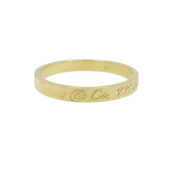 18K黃金 Notes Narrow Band 戒指【Tiffany & Co 蒂芬妮】