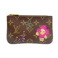 棕色 原花帆布 Vivienne Winter Holiday 鑰匙包 零錢包【LOUIS VUITTON LV 路易威登】 M27045