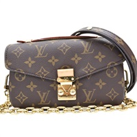 棕色 原花帆布 Pochette Metis East West 肩背包【LOUIS VUITTON LV 路易威登】 M46279