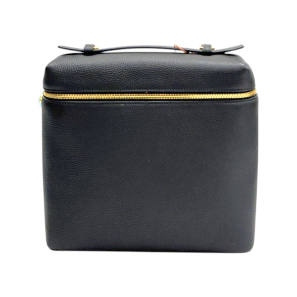 黑色牛皮 Extra Pocket L23.5 後背包【Loro Piana 諾悠翩雅】 FAN4041