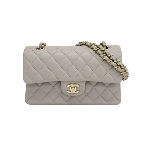 灰色羊皮 COCO 23 鍊帶 肩背包 A01113【CHANEL 香奈兒】 A01113