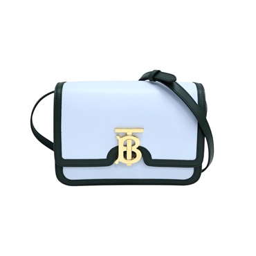 藍色牛皮 TB 肩背包【BURBERRY 巴寶莉】