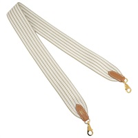 白色帆布 背帶【HERMES 愛馬仕】