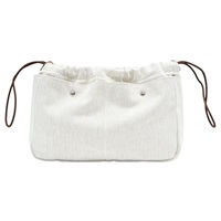 米色 帆布 Fourbi 25 Pouch 收納包【HERMES 愛馬仕】 H063913CKAA