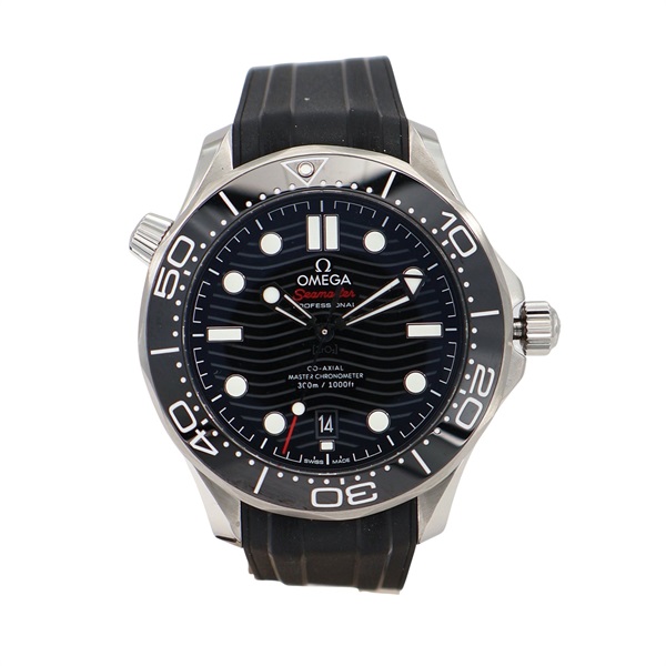 OMEGA 歐米茄 Seamaster Diver 300M 腕錶 黑色錶盤 膠帶 不鏽鋼 210.32.42.20.01.001