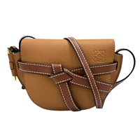 棕色 牛皮 Gate Mini 肩背包【LOEWE 羅威】 321.12.U62