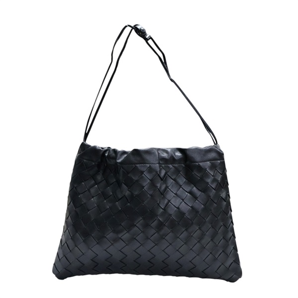 黑色 編織羊皮 Dustbag 肩背包 796728【BOTTEGA VENETA BV 寶緹嘉】 796728
