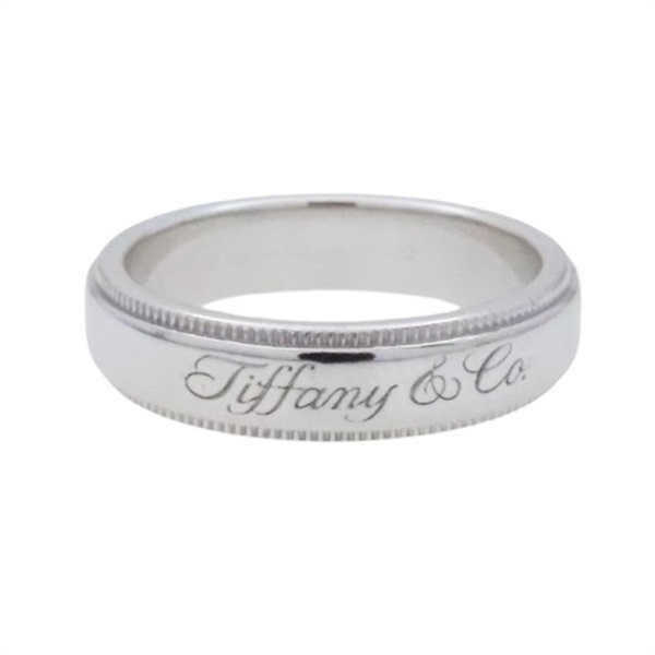 Pt950鉑金 Milgrain 戒指【Tiffany & Co 蒂芬妮】