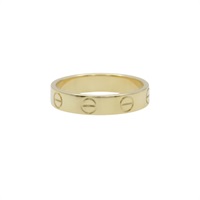 18K黃金 Mini Love 戒指【Cartier 卡地亞】 B4085000