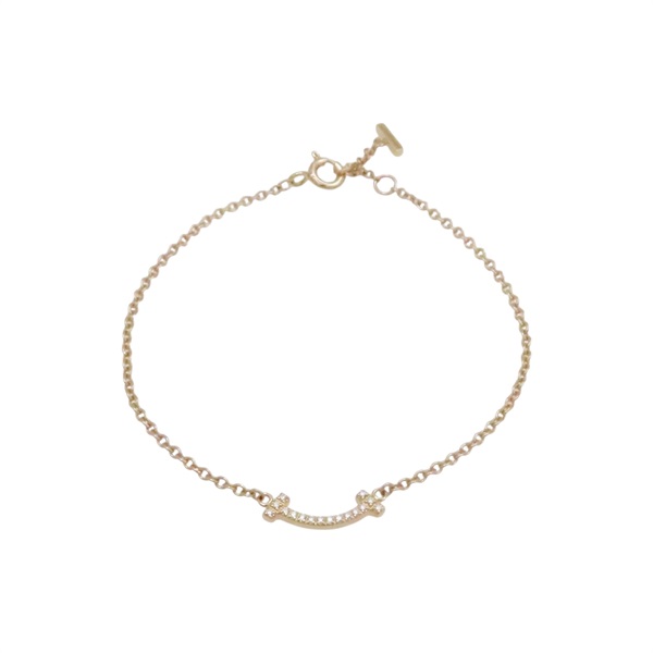 18K玫瑰金 鑽石 T Smile 手鍊【Tiffany & Co 蒂芬妮】 62994657