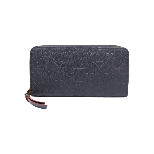 藍色 原花 牛皮 壓紋 Zippy Wallet 拉鍊 長夾【LOUIS VUITTON LV 路易威登】 M62121