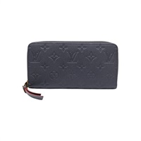 藍色 原花 牛皮 壓紋 Zippy Wallet 拉鍊 長夾【LOUIS VUITTON LV 路易威登】 M62121
