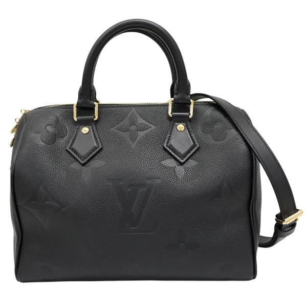 黑色 牛皮 Speedy Bandouliere 25 兩用包【LOUIS VUITTON LV 路易威登】 M58951