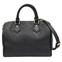 黑色 牛皮 Speedy Bandouliere 25 兩用包【LOUIS VUITTON LV 路易威登】 M58951