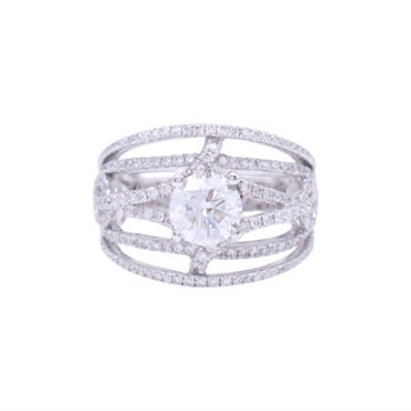 18K白金 鑽石 1.01ct 戒指【JEWELRY 無品牌珠寶】