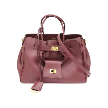 酒紅色 牛皮 Bel Air 兩用包【Balenciaga 巴黎世家】 812545