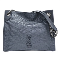 灰色 牛皮 Niki 肩背包【SAINT LAURENT 聖羅蘭】 577999