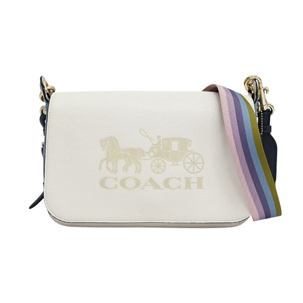 白色牛皮 肩背包【COACH 寇馳】 91080