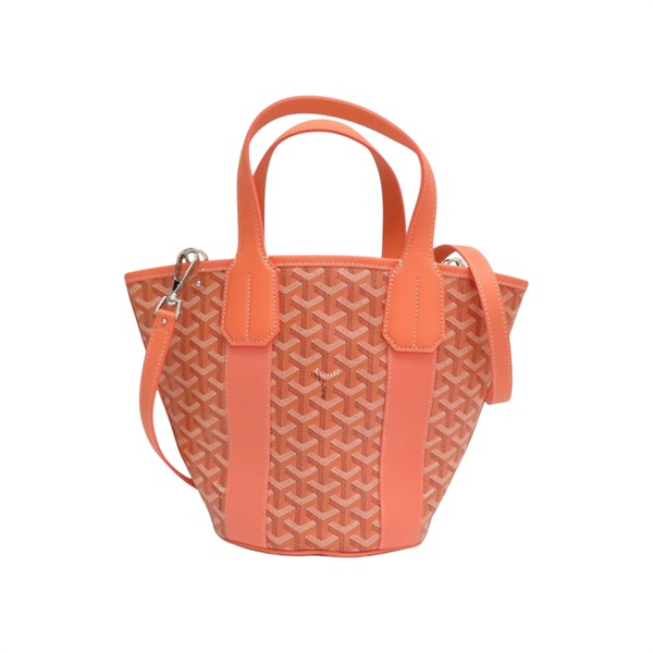 橘色 PVC塗層帆布 Belharra PM 兩用包【GOYARD 高雅德】 BELHARPMLTY20CL20P
