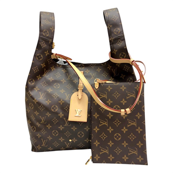 棕色 原花 帆布 Atlantis GM 兩用包【LOUIS VUITTON LV 路易威登】 M46817