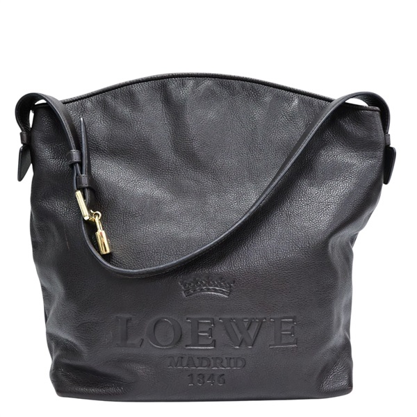 棕色 牛皮 Heritage 肩背包【LOEWE 羅威】