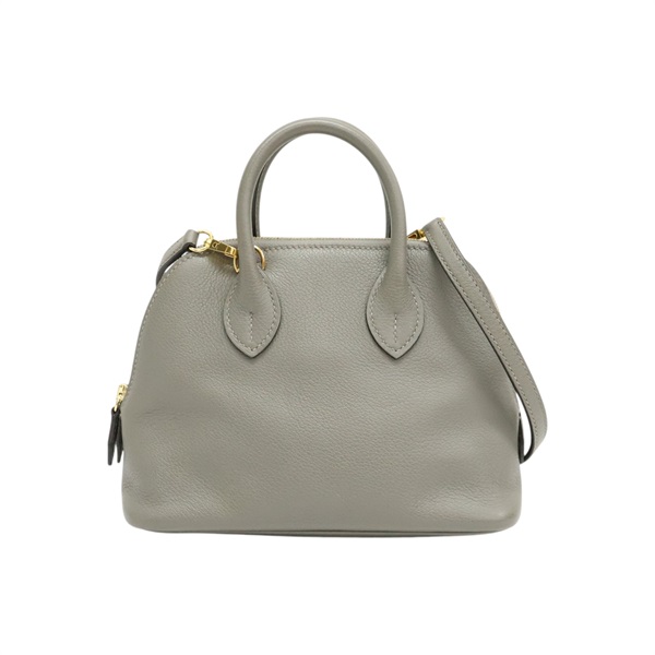 錫器灰色 Evercolor牛皮 Bolide 1923 Mini 肩背包 U刻【HERMES 愛馬仕】