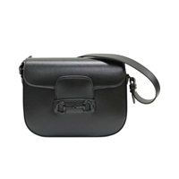 黑色 牛皮 1955 Horsebit 馬銜扣 肩背包【GUCCI 古馳】 726226