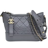 灰色 牛皮 Gabrielle Small 流浪包【CHANEL 香奈兒】 A91810