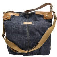 藍色 單寧布 BLUE LABEL 肩背包【BURBERRY 巴寶莉】 E2122-703-29