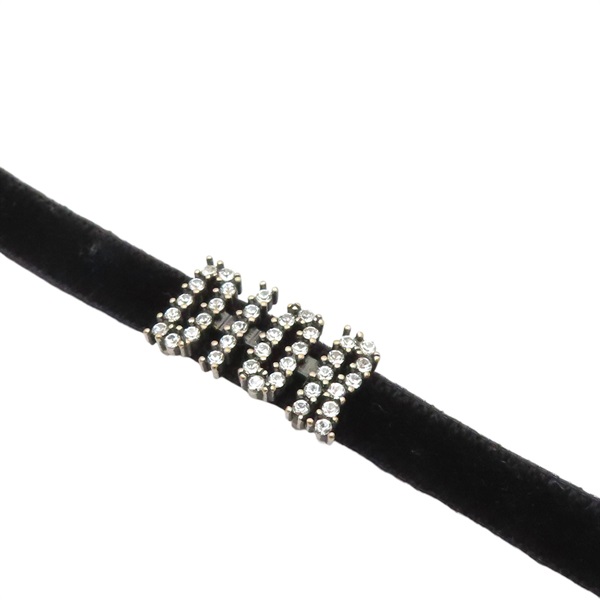 黑色絨布 DIOR水晶 頸鍊【Dior 迪奧】