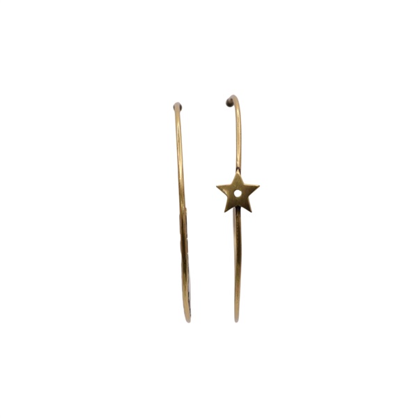 金屬 星星/幸運草 J'Adior Hoop earrings 針式耳環【Dior 迪奧】