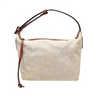 棕色 帆布 Cubi Anagram 手提包【LOEWE 羅威】 A906K75X21