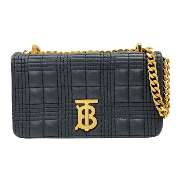 黑色 羊皮 絎縫 Lola mini 肩背包【BURBERRY 巴寶莉】 8023117