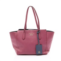 紫色 牛皮 Swing 托特包【GUCCI 古馳】 354408