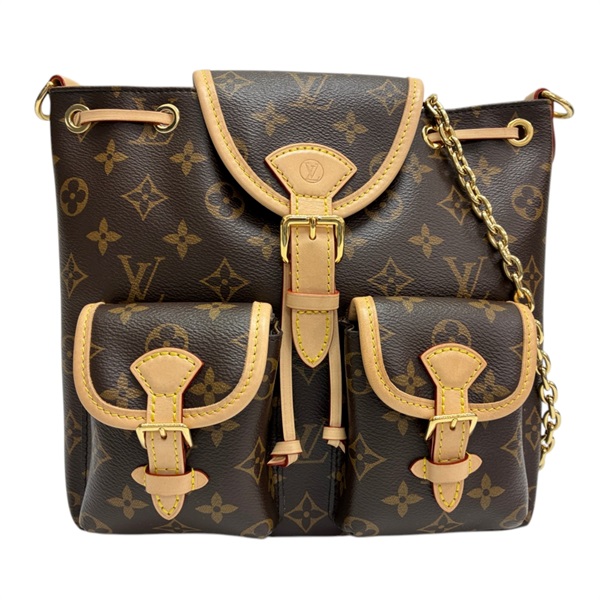 棕色 原花帆布 Excursion PM 肩背包【LOUIS VUITTON LV 路易威登】 M46932