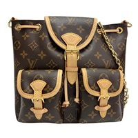 棕色 原花帆布 Excursion PM 肩背包【LOUIS VUITTON LV 路易威登】 M46932