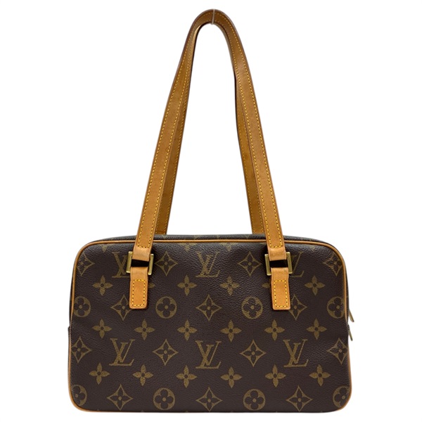 棕色 原花 帆布 Cite MM 肩背包【LOUIS VUITTON LV 路易威登】 M51182