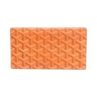 橘色 Goyardine帆布 Richelieu 兩折長夾【GOYARD 高雅德 】 RICHE2PMLTY12CL12P