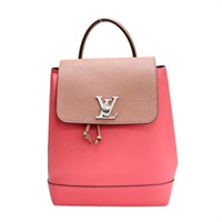 花朵粉褐色 牛皮 Rock Me 後背包【LOUIS VUITTON LV 路易威登】 M42281