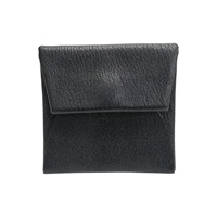 黑色 Chevre山羊皮 零錢包 U刻【HERMES 愛馬仕】 H039759CK89