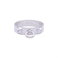 925純銀 Collier de Chien 戒指【HERMES 愛馬仕】 H115607B 00050